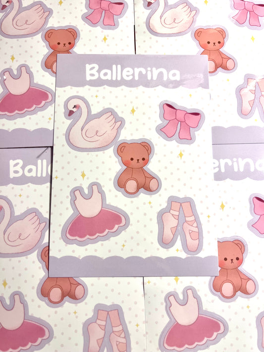 Ballerina Sticker Sheet