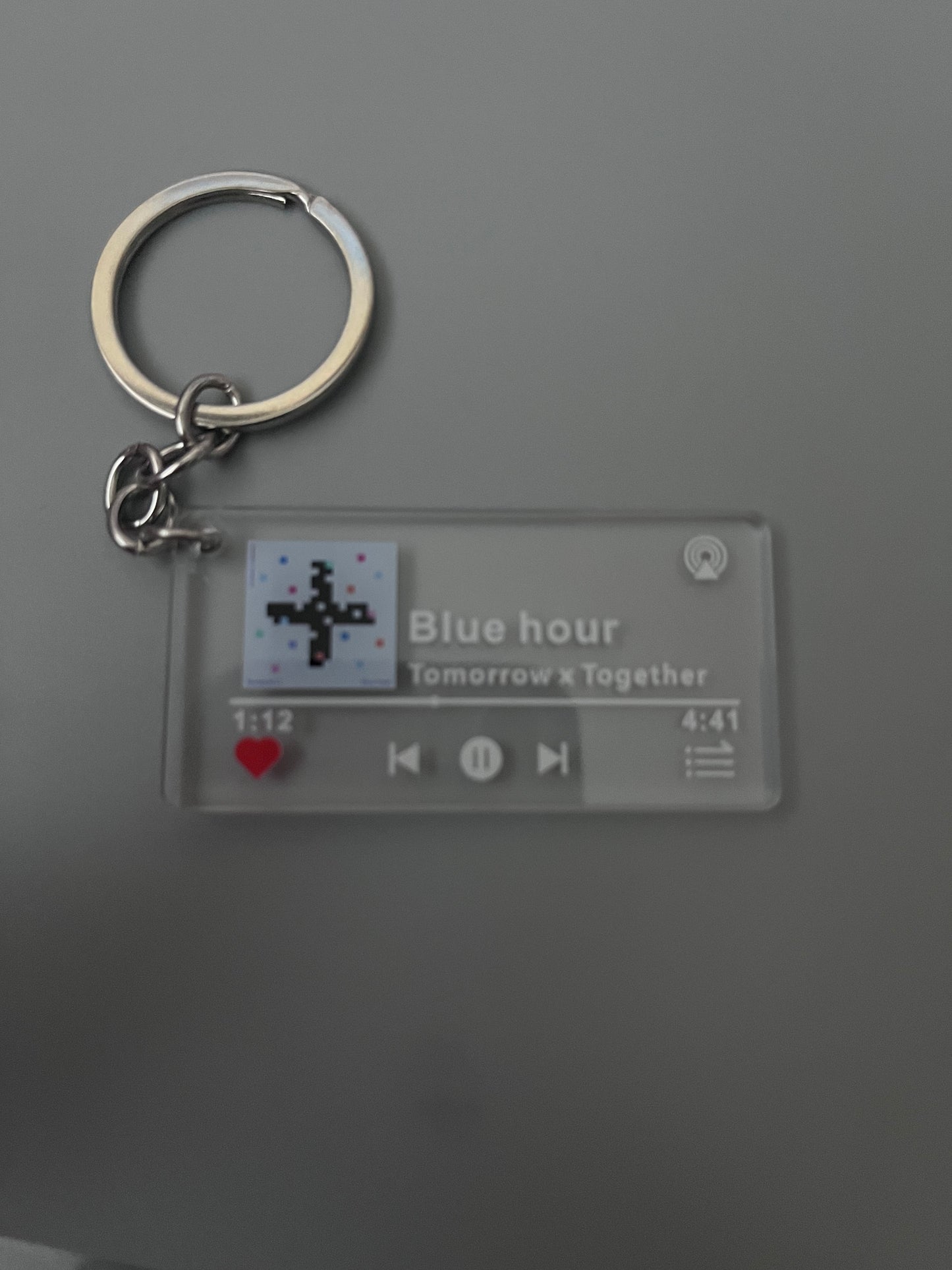 Blue Hour Spotify Keychain