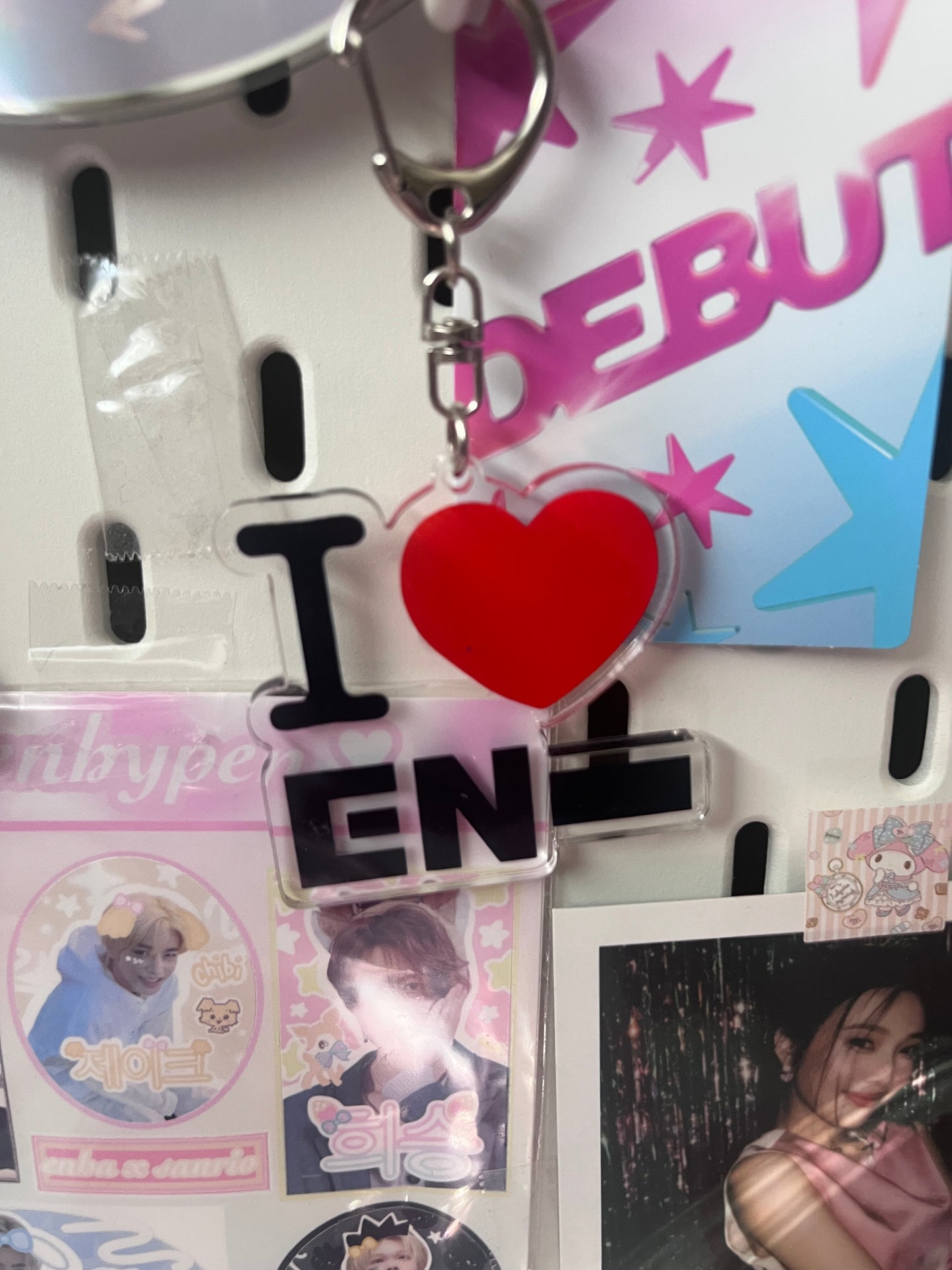 I Love Enhypen Keychain