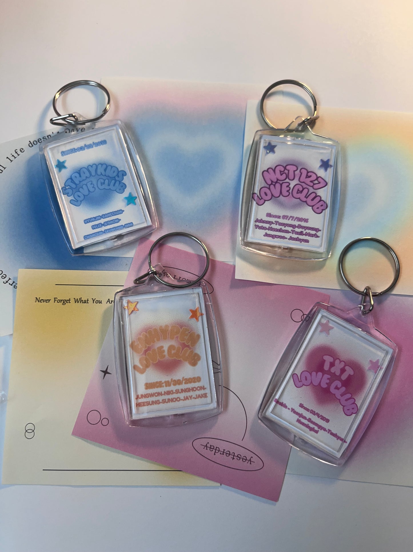 Kpop Love Club Collection Keychains